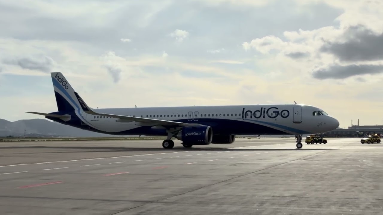 Airbus A321XLR IndiGo LGAV Athens(first flight)