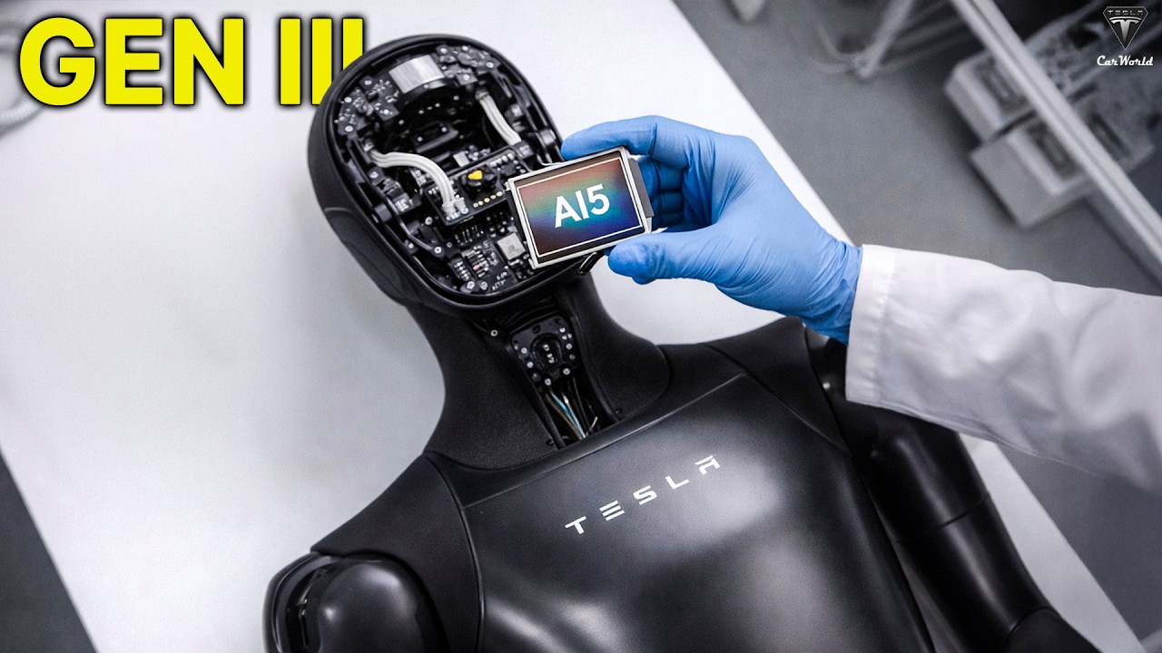 Илон Маск анонсировал новый чип AI5 для робота Tesla Optimus третьего поколения?