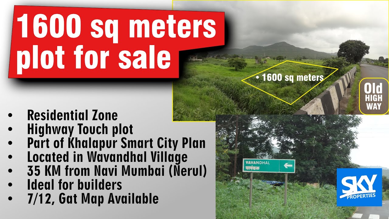 Highway Touch Plot for Sale in Wavandhal (Khalapur taluka)