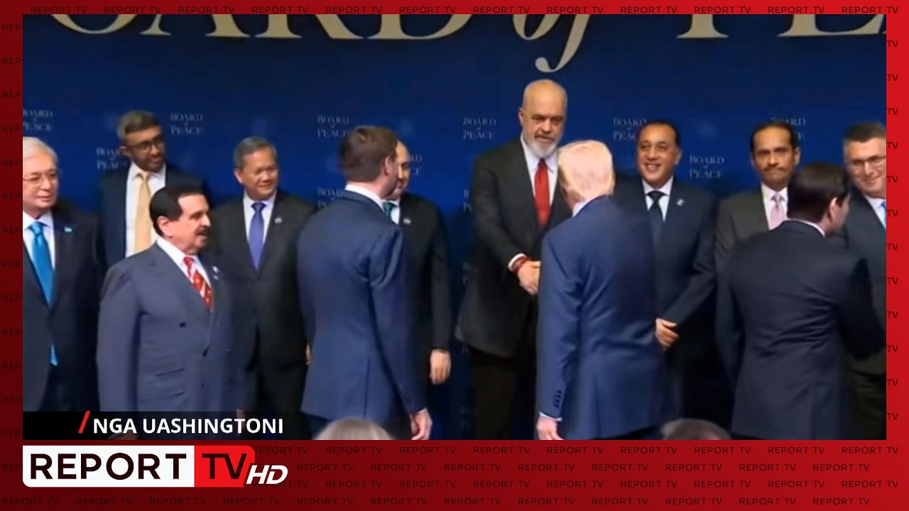 Nis mbledhja e Bordit të Paqes, mbërrin Trump! Shtrëngim duarsh me Ramën dhe Osmanin