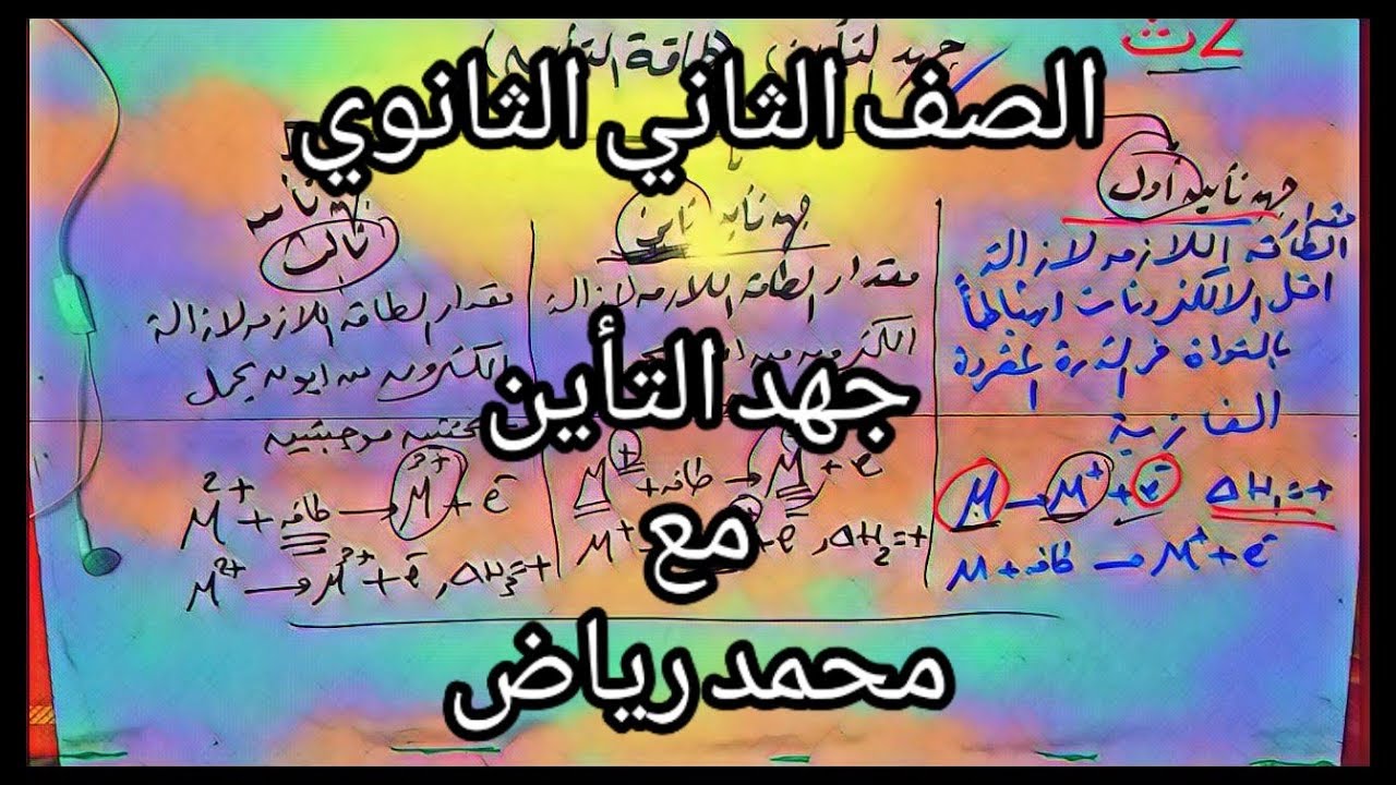 كيمياء 2 ث باب ثان/( 24 ) جهد التأين ( طاقة التأين )