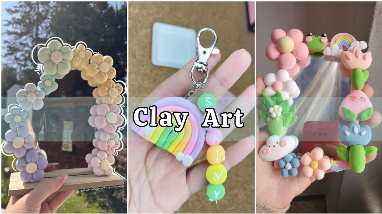 🎀DIY Kawaii Clay Crafts✨|| Positive Madhu