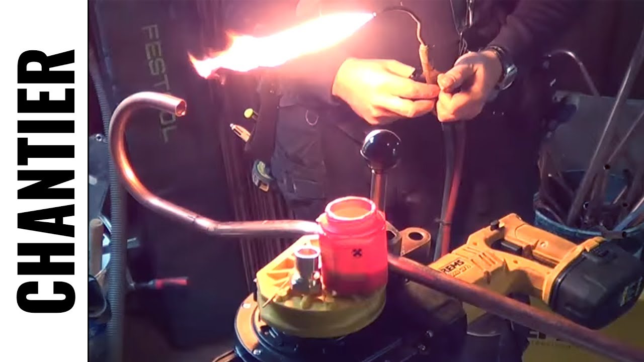 Façonnage tube cuivre - Partie 1 - Sortie de chaudière - LJVS - FR