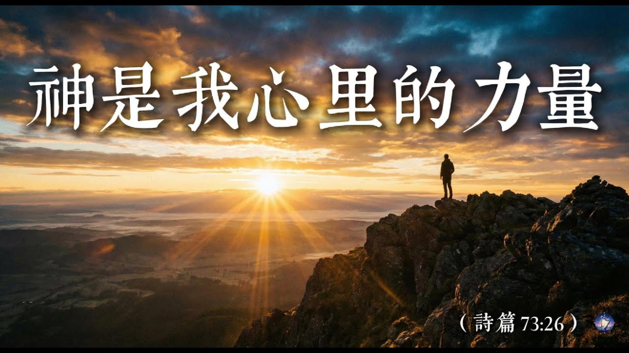 【🎶💗中文敬拜歌曲】《神是我心里的力量》(诗篇 73:26: “除你以外，在天上我有谁呢？除你以外，在地上我也没有所爱慕的。我的肉体和我的心肠衰残；但神是我心里的力量，又是我的福分，直到永远。”