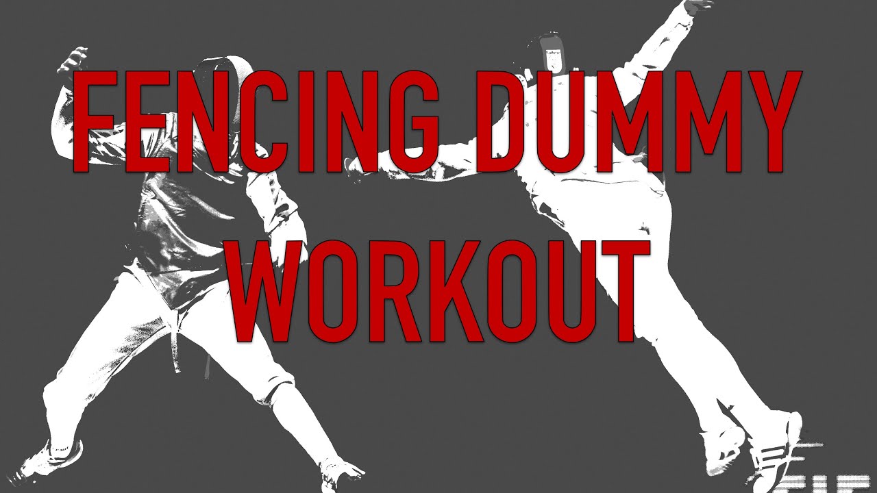 Standard fencing dummy workout (foil) 🤺🤺🤺