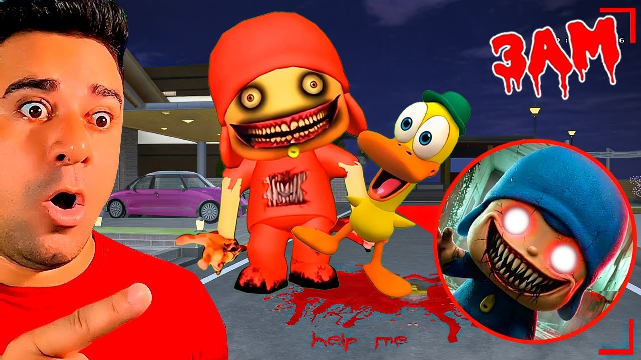 😱ENCONTREI O POCOYO.EXE MALVADO E o PATO DO POCOYO AS 3 HORAS DA MANHÃ!