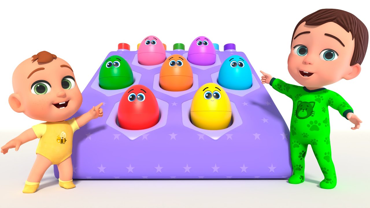 Surprise Eggs Song – Colorful Surprises and Fun | Lalafun  Nursery Rhymes & Newborn Baby Songs