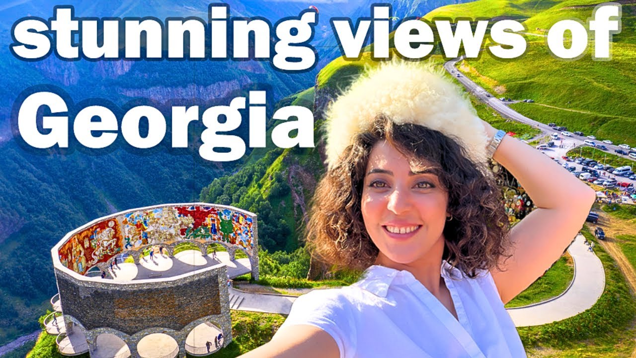 TBILISI to CAUCASUS MOUNTAINS : Sightseeing , Road , Food , Room Tour.must see!