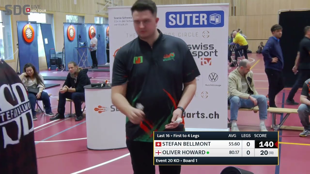 Oliver Howard (Bullhitters) vs Stefan Bellmont Highlights / SDC Tour 20 Last 16 2025