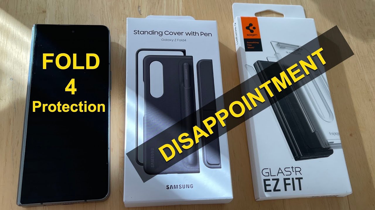 Galaxy Fold 4 Samsung Standing Cover & S Pen Case | Spigen Glastr Screen Protector