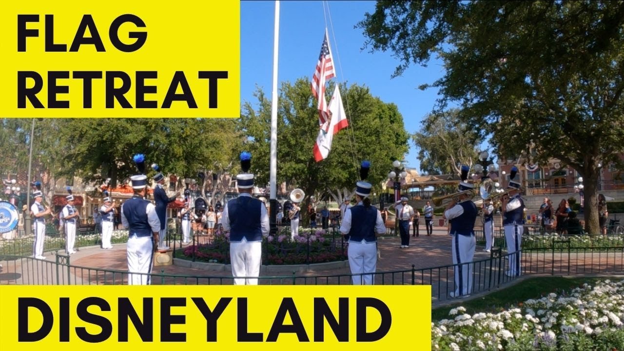 Disneyland Flag Retreat Ceremony | Full Ceremony | 2021 | Disneyland Celebrates US Armed Services