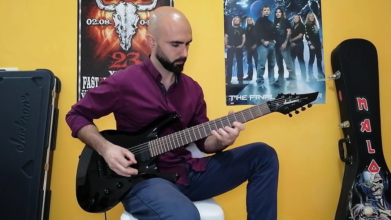 The Sovereign (Aephanemer) Pre-Chorus & Chorus (instrumental) guitar cover - Alessandro Scanu