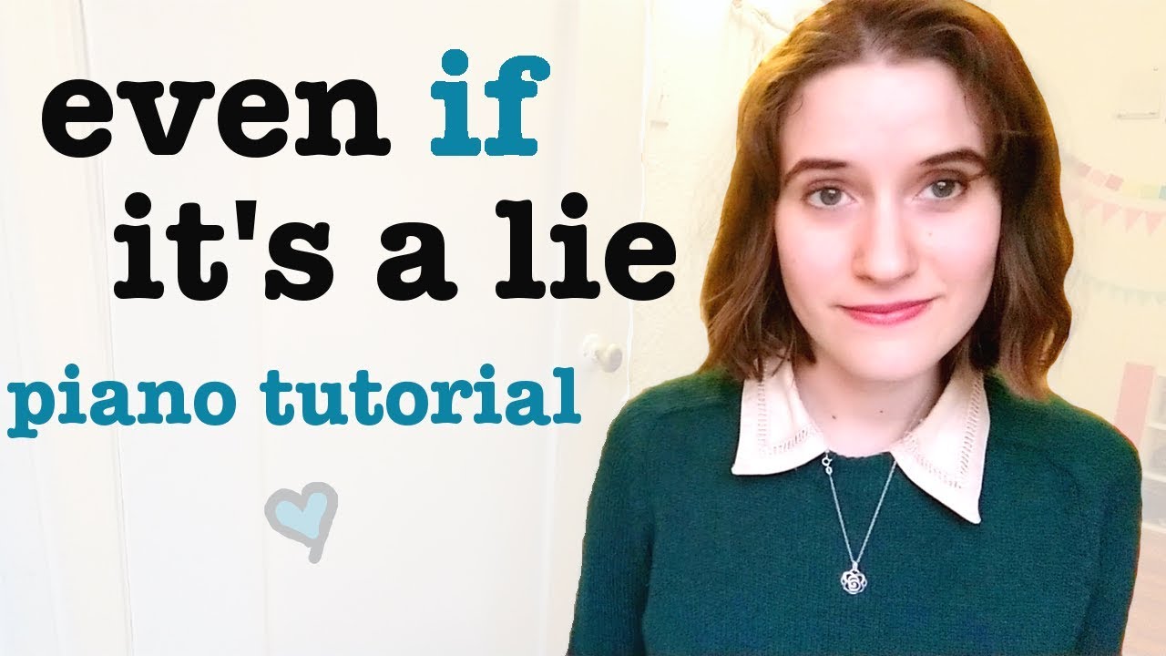 Even if it's a lie - Matt Maltese | piano tutorial
