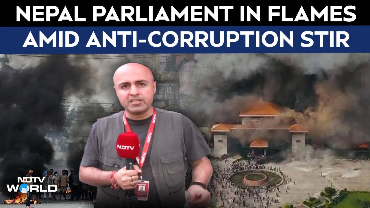 Nepal Latest News | Nepal Parliament In Flames As Anti-Corruption Protests Turn Violent