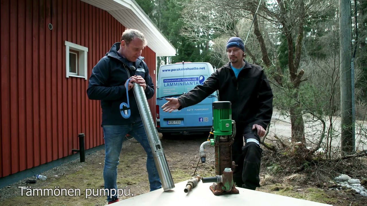 Ejektoripumpun vaihto uppopumppuun