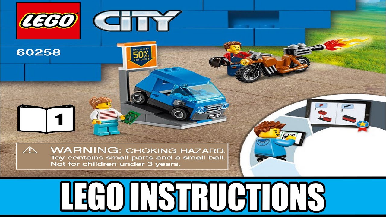 LEGO Instructions | City | 60258 | Tuning Workshop (Book 1)