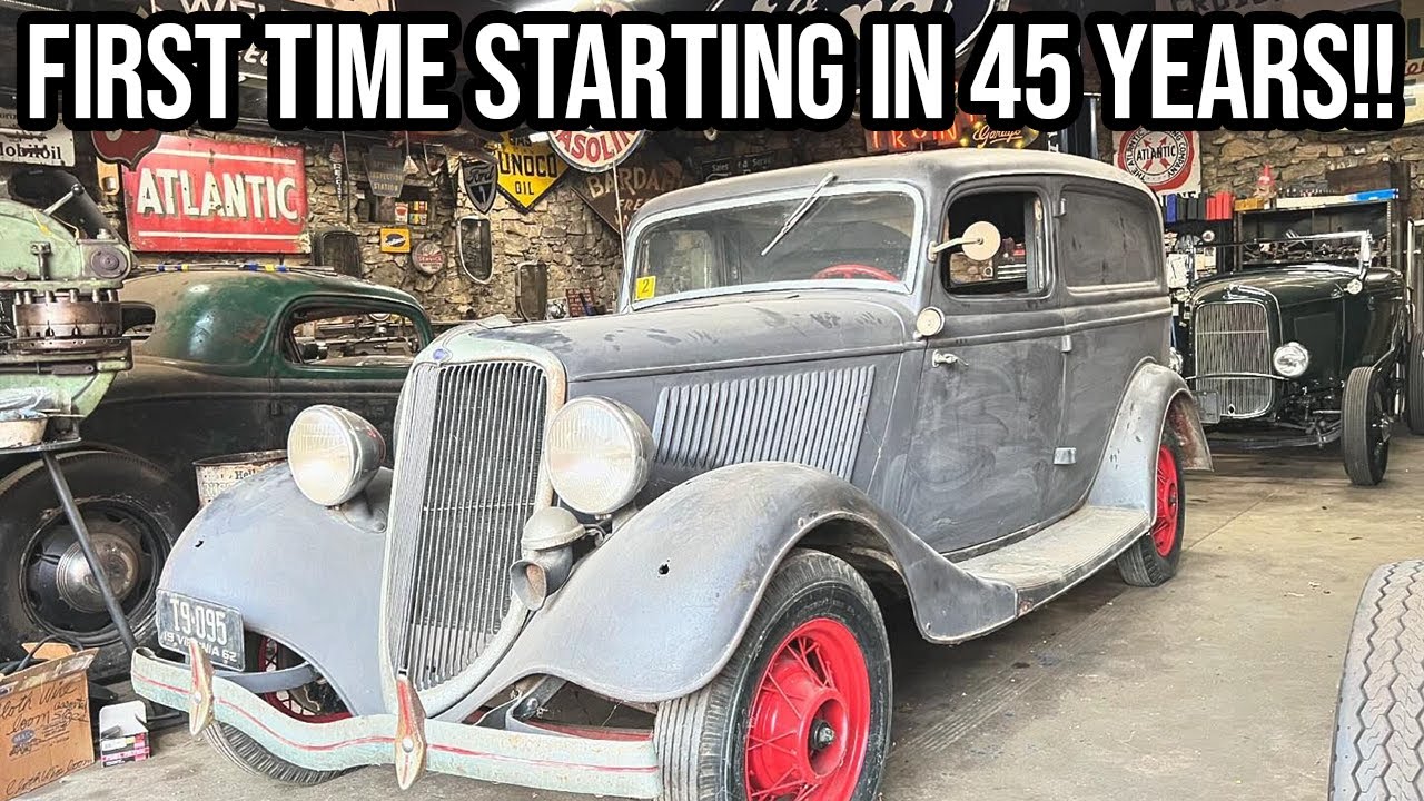 Can We Get The 34 Sedan Delivery Running and Driving???