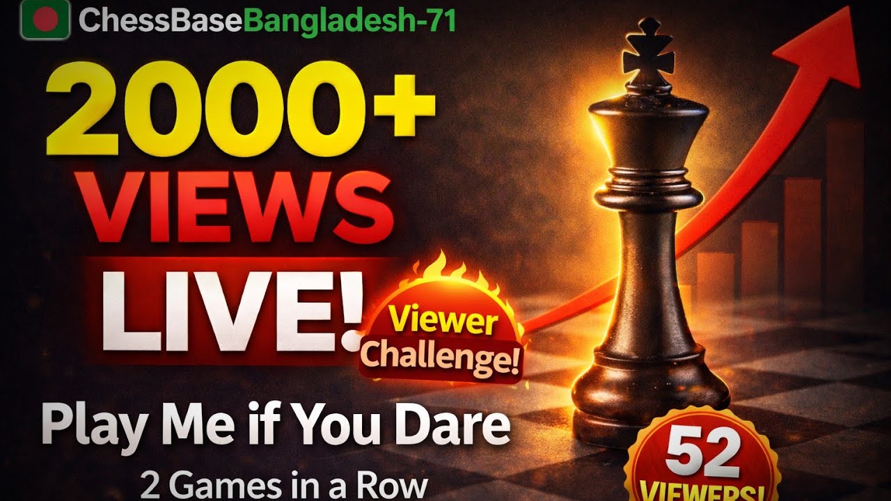 LIVE Chess Battle ♟️ Road to 2000 Rapid Rating | Intense Games & Tactical Fights!