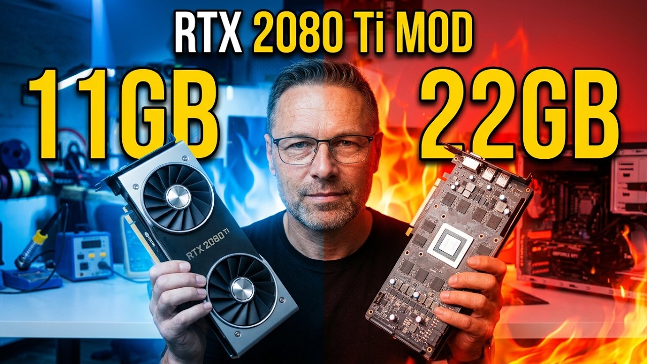 RTX 2080 Ti 11GB &rarr; 22GB MOD i błąd, kt&oacute;ry kosztował mnie 3 wymiany kości