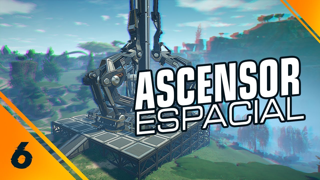 Como hacer el ASCENSOR ESPACIAL en SATISFACTORY Tutorial en español #6