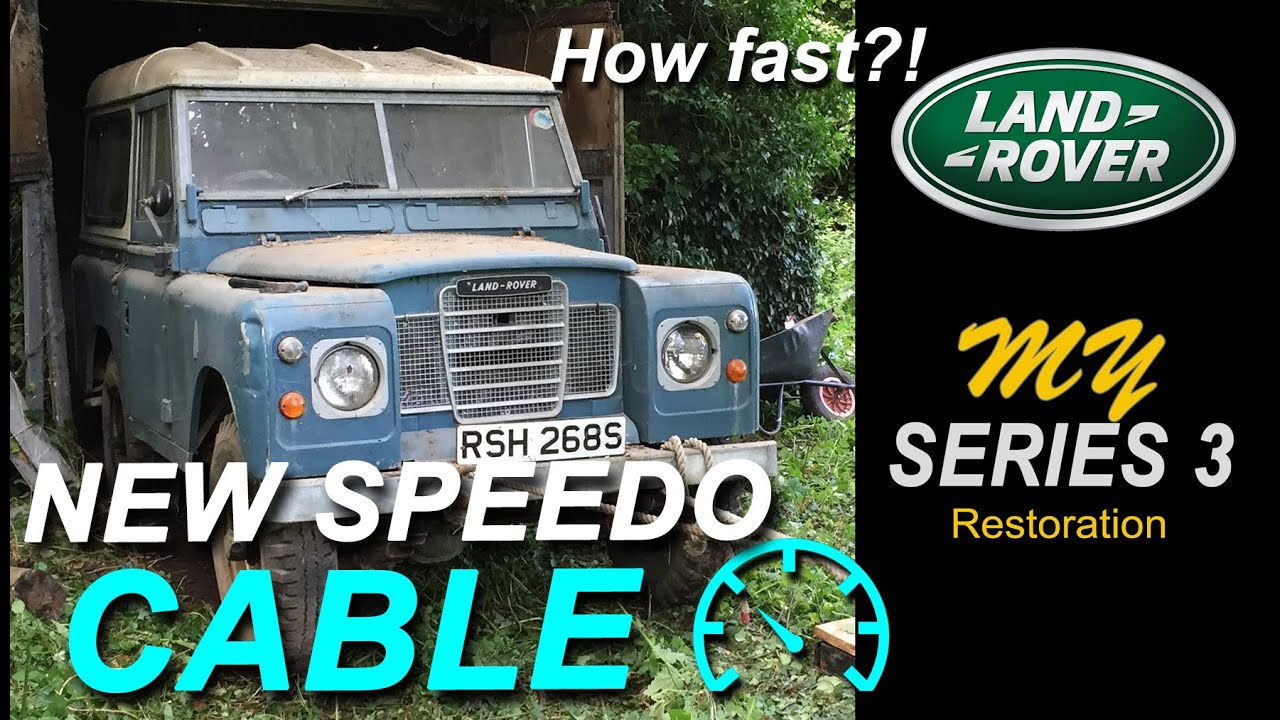 Land Rover Series 3 Restoration - Fitting a New Speedo Cable - Part 69