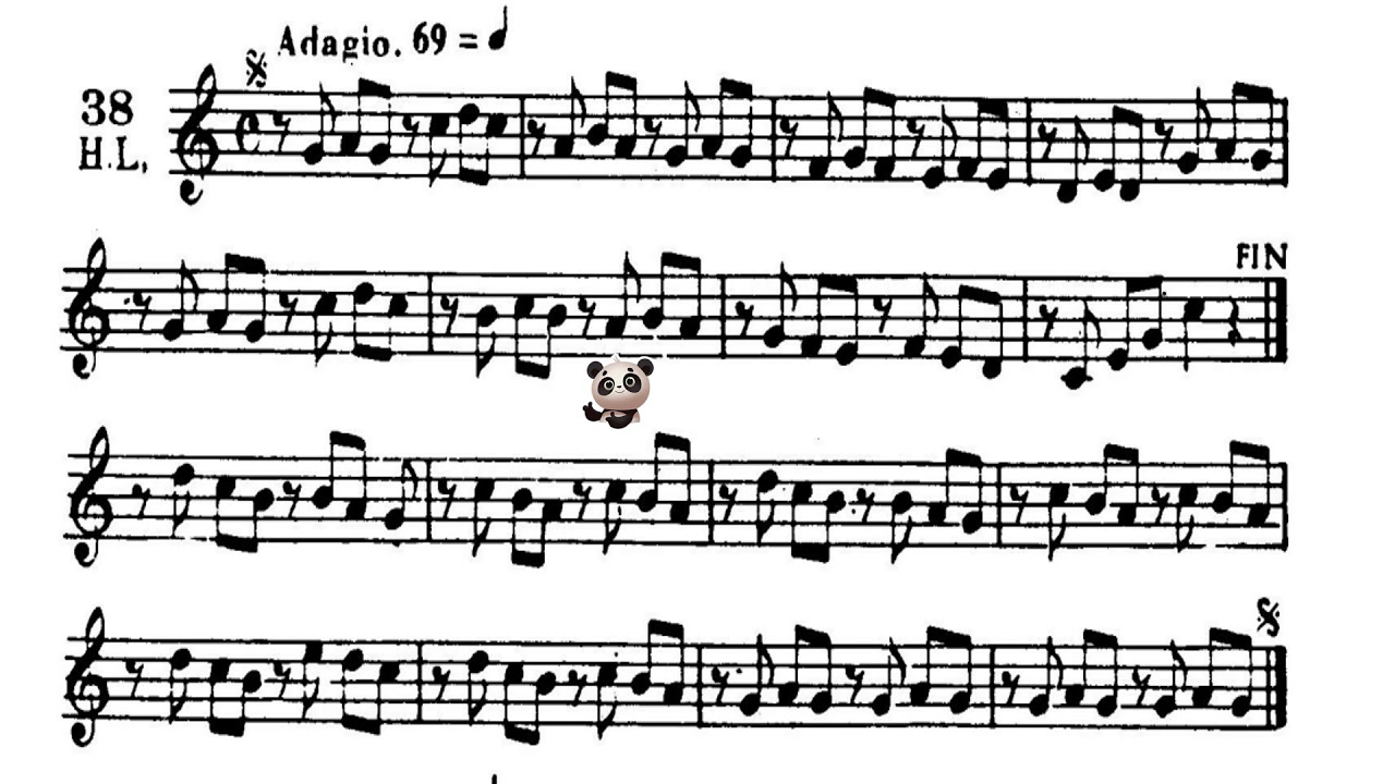 Ejercicio 38 del libro solfeo de los solfeos I