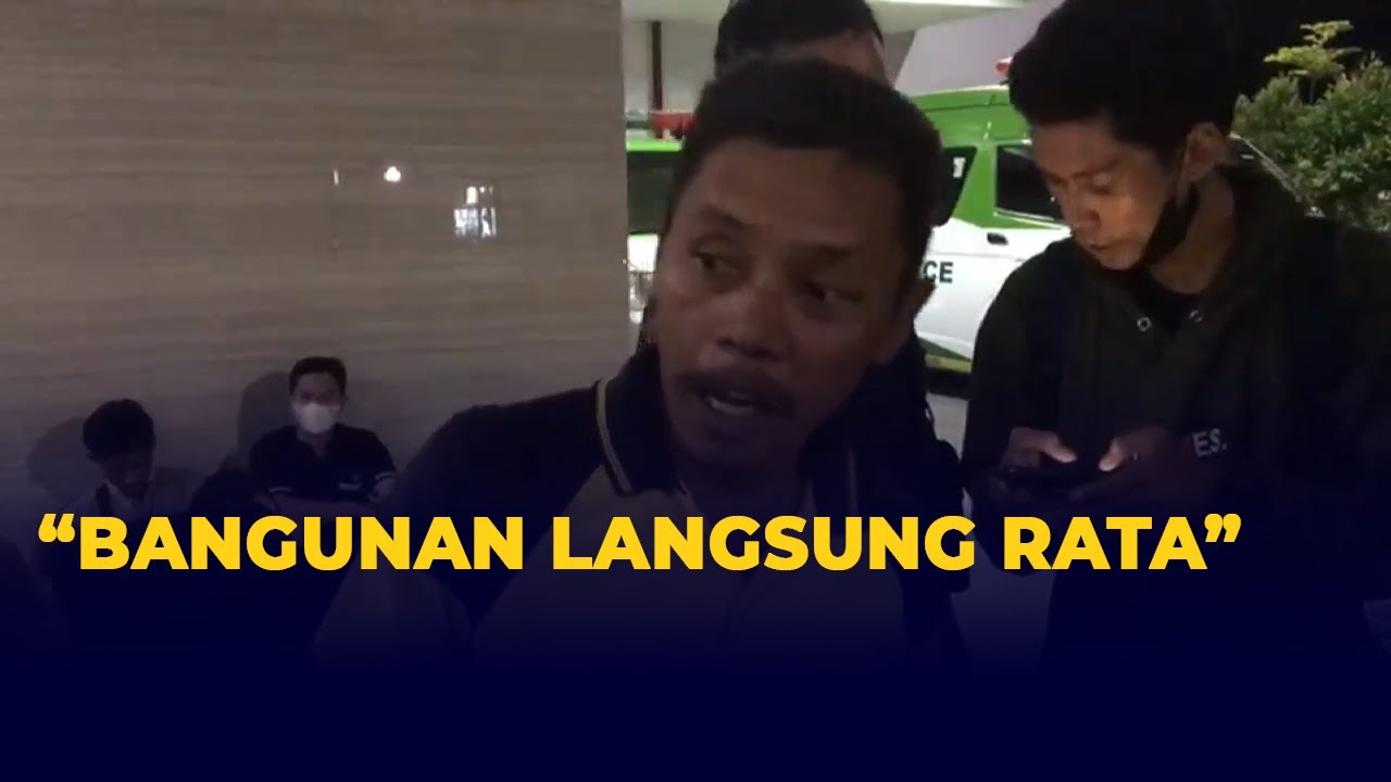 Korban Selamat Memaparkan Kronologi Ambruknya Bangunan Alfamart