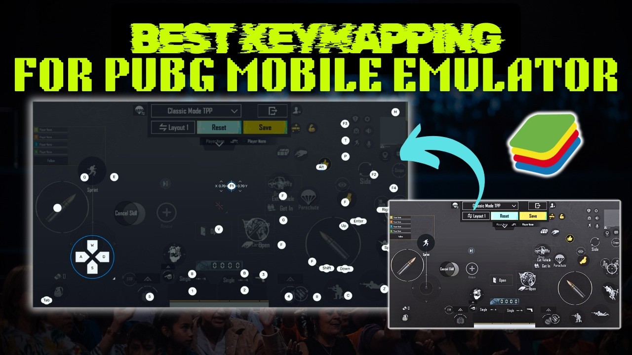 PUBG MOBILE Best Keymapping And Control For Beginner | Bluestack 5 Best Keymapping Setting For PUBG