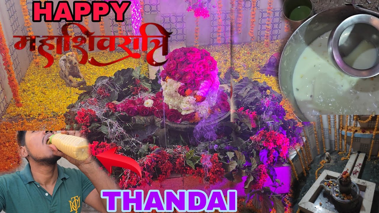 MAHASHIVRATRI VLOG ll 2026 ll THANDAI FIRST TIME 