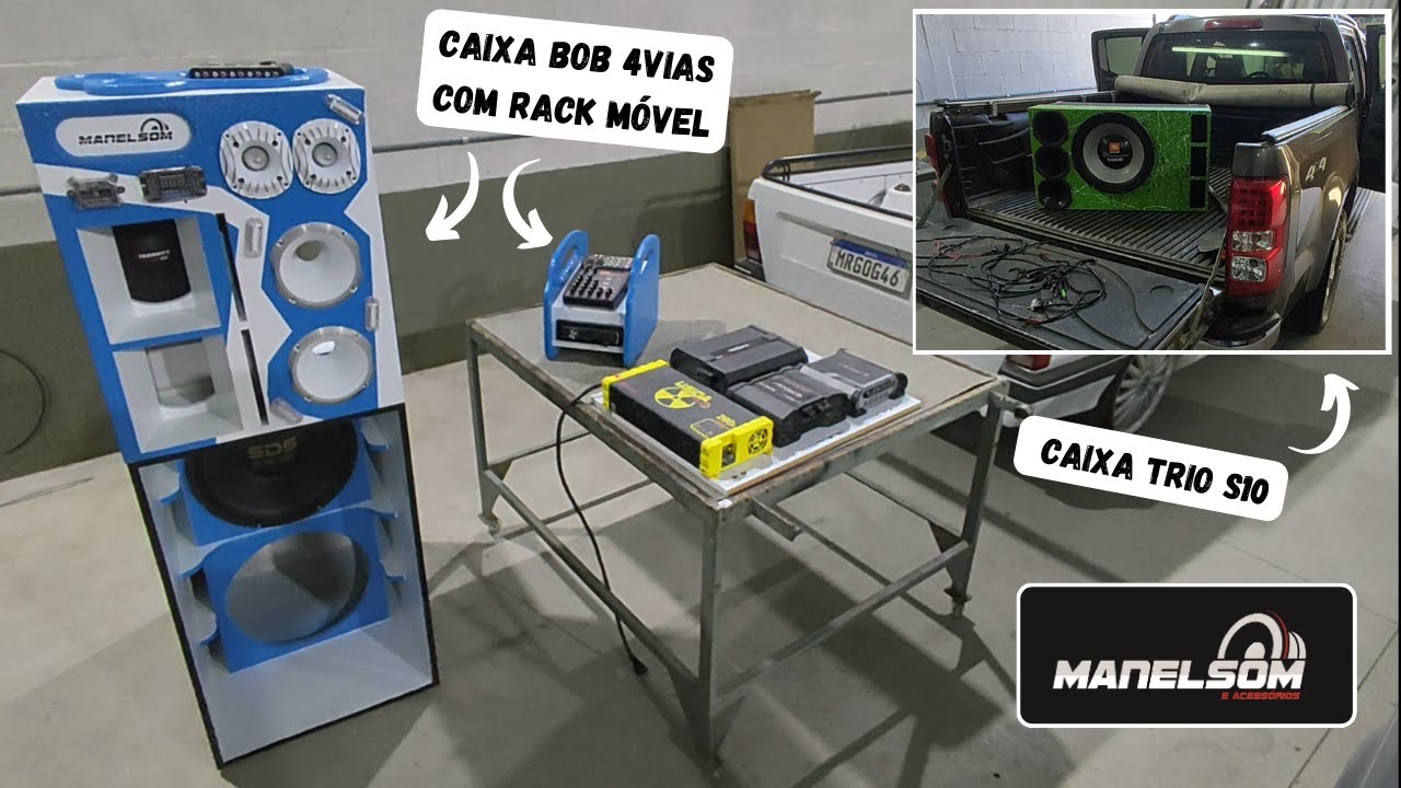 Caixa BOB 4 vias e caixa trio S10. (Dia a dia da loja) #081