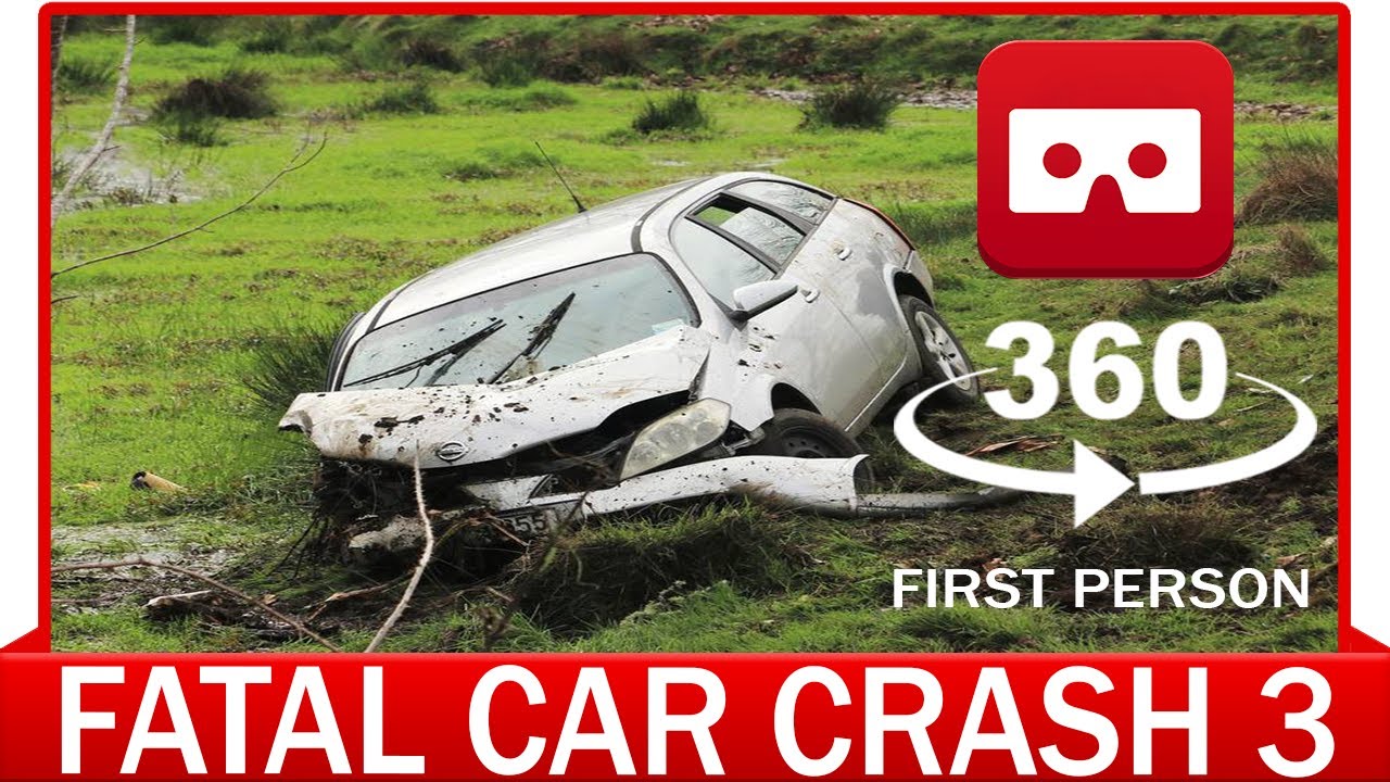 360&deg; VR VIDEO - Distracted Driver in First Person- Fatal Car Crash Accident 3 - VIRTUAL REALITY 3D