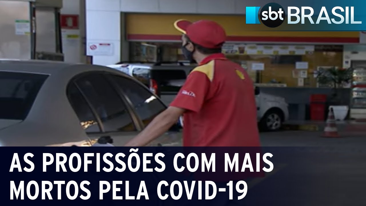 Pesquisa aponta quais são as profissões com mais mortos por Covid | SBT Brasil (21/04/21)