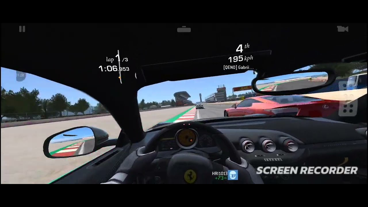 Ferrari F12TDF - Circuit De Catalunya National Circuit - Real Racing 3 