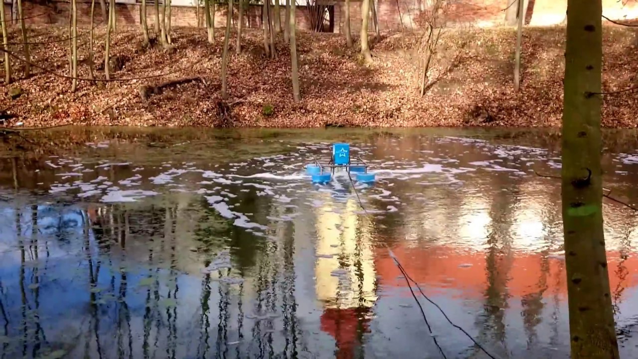 pływający aerator RESTAiR napowietrzanie stawu