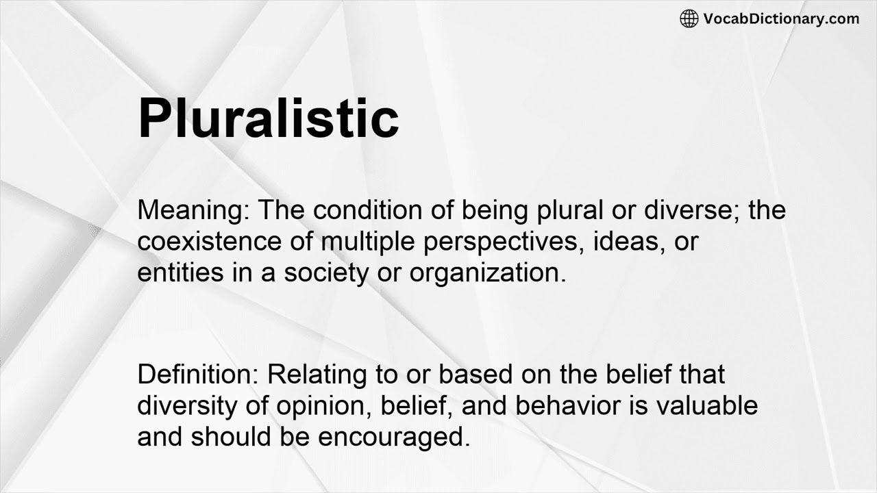 Pluralistic Meaning