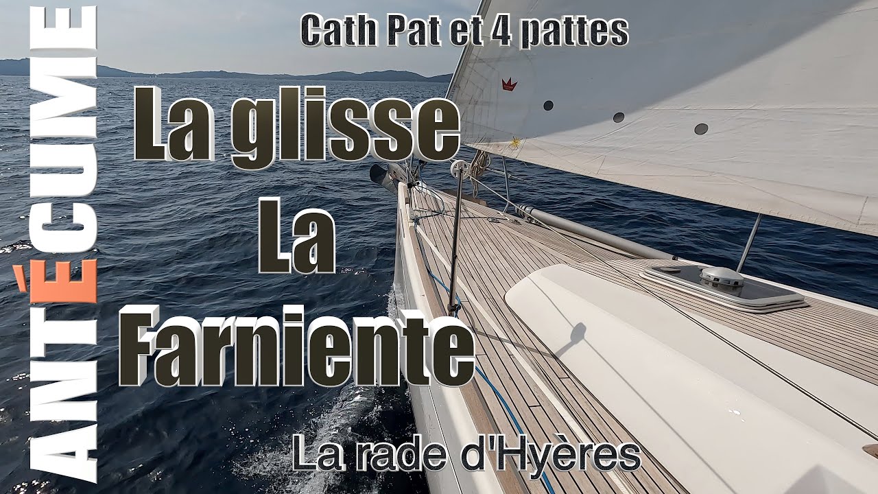 ⛵️Navigation, mouillage, détente, dans la rade de Hyères, c’est le pied🦶