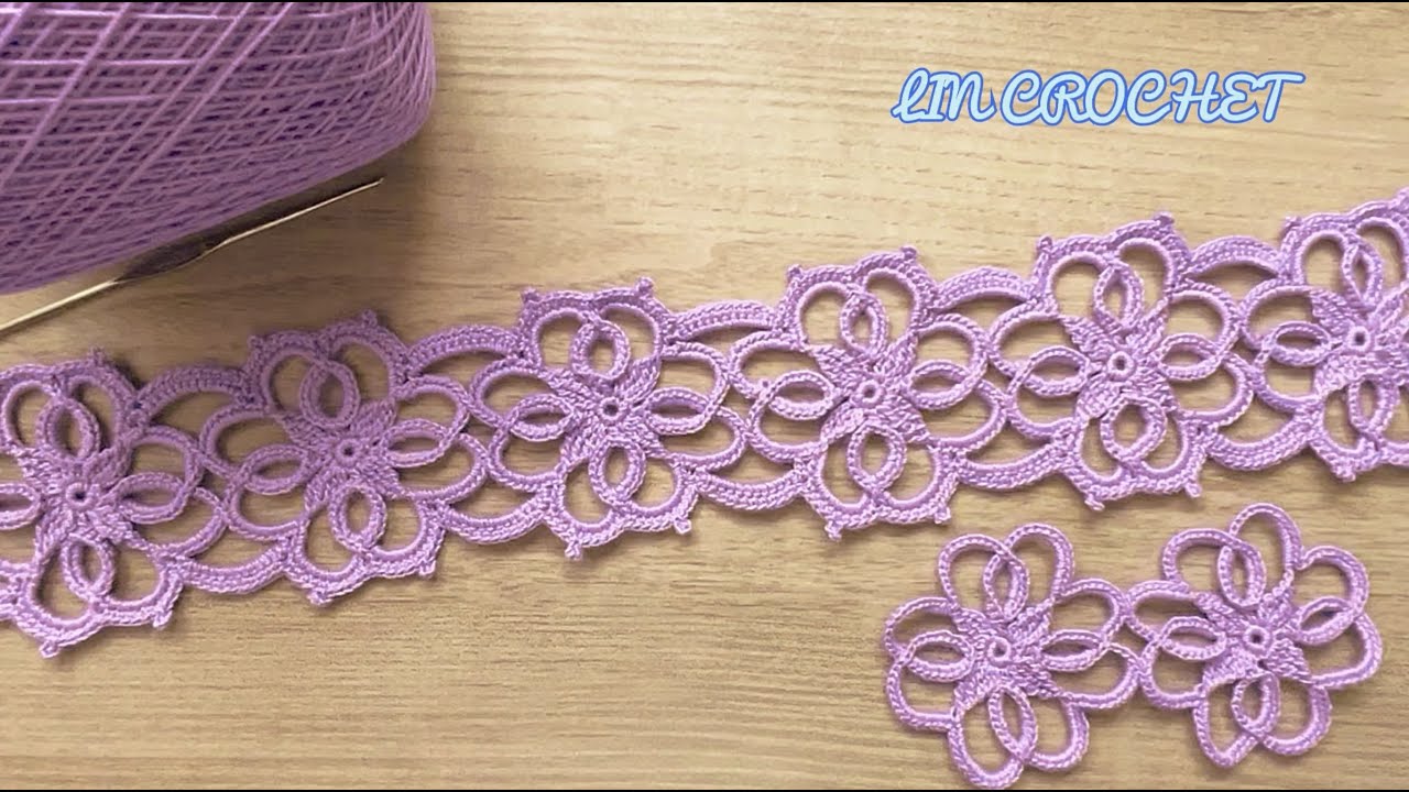 Crochet  Lace Edging Pattern for Cover and towels