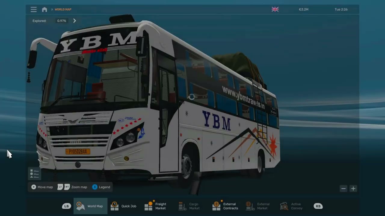 YBM TRAVELS fast driving ets2 💥