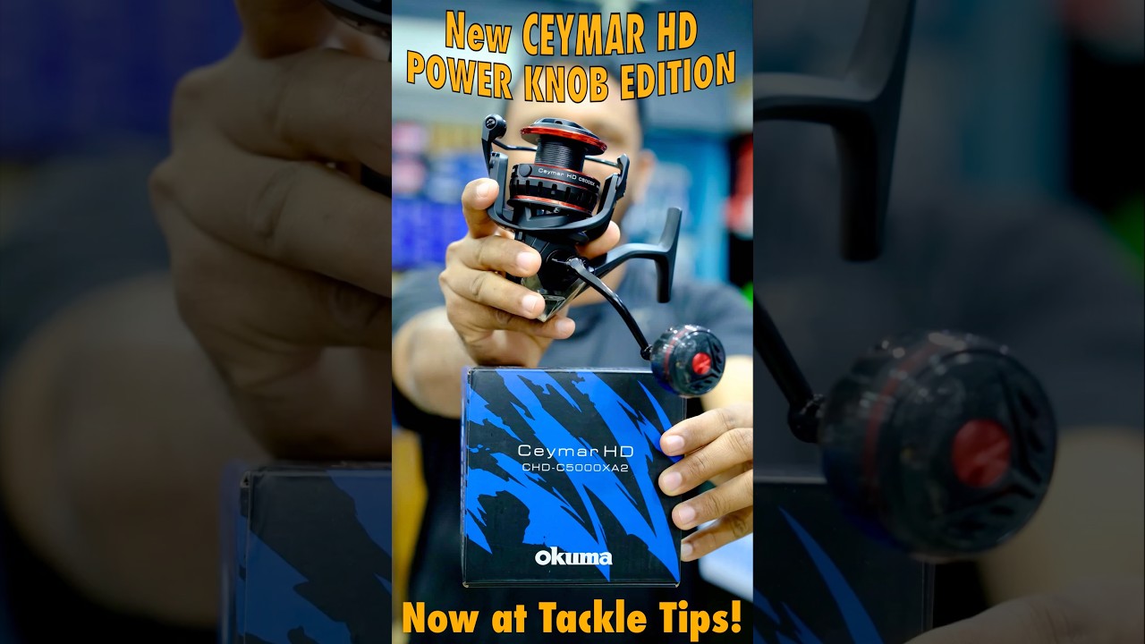 Совершенно новая модель Okuma Ceymar HD Power Knob Edition ⚙️ Великолепное обновление для рыболов...