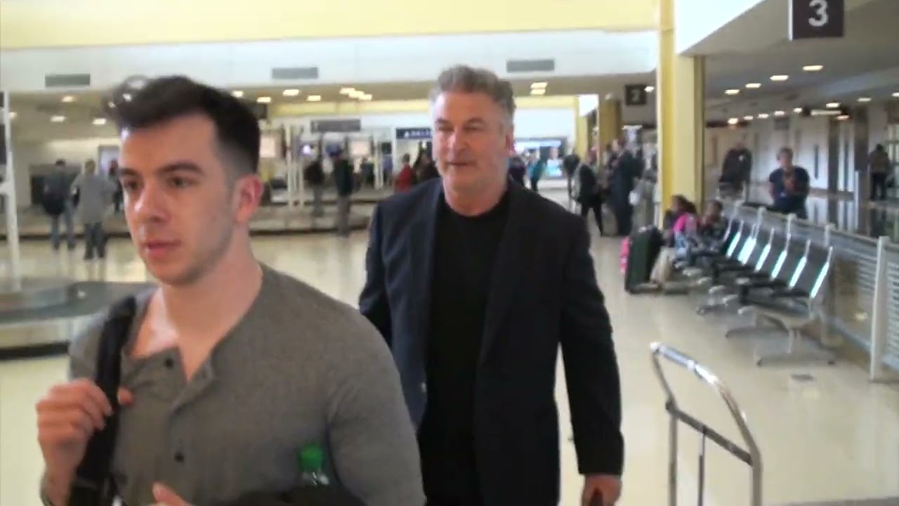 WILD Alec Baldwin GOES OFF ON FAN at Washington DC airport | YELLING