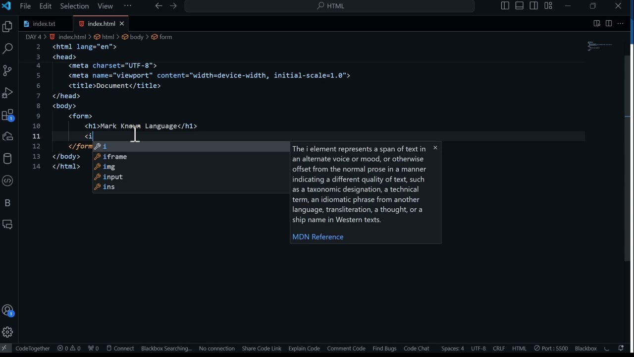 DAY 4 || HTML