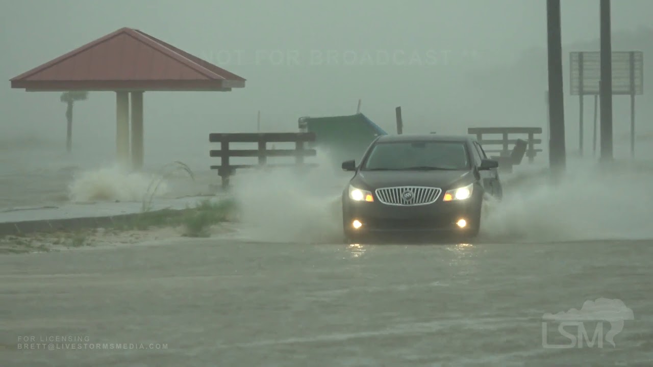 6-7-2020 Pass Chrisitan, MS  HWY 90 Flooding - Waveland, MS Significant Storm Surge