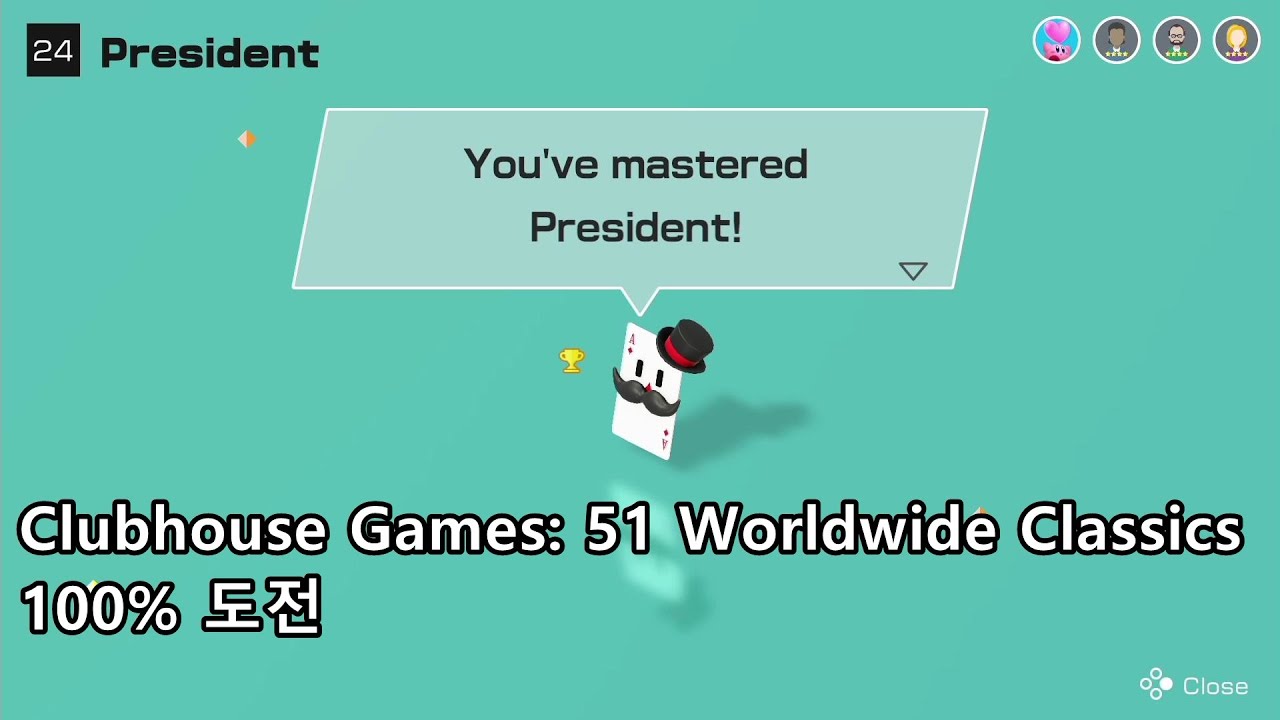 Clubhouse Games: 51 Worldwide Classics - President