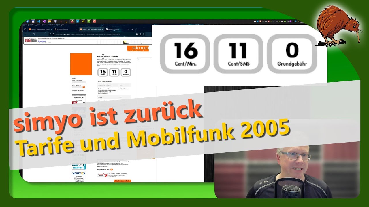 simyo ist zurück, Tarife und Blick zurück