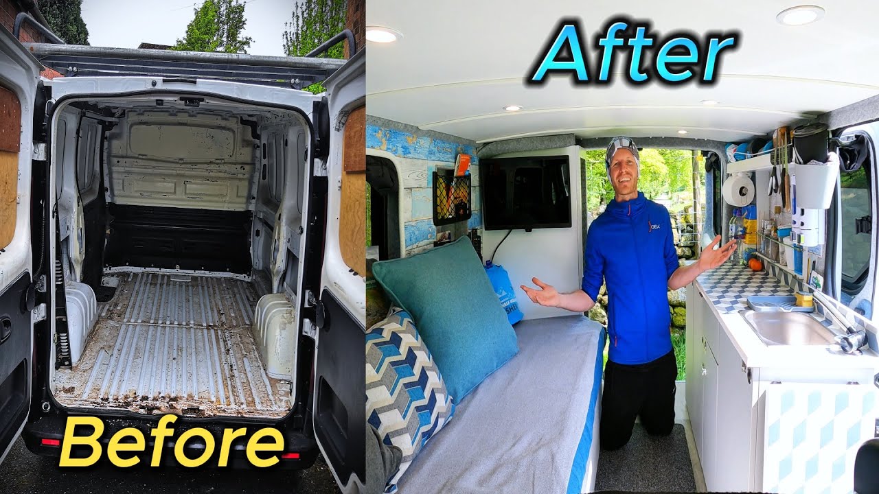 British Guy builds a Campervan in 30 minutes - Trafic/Vivaro