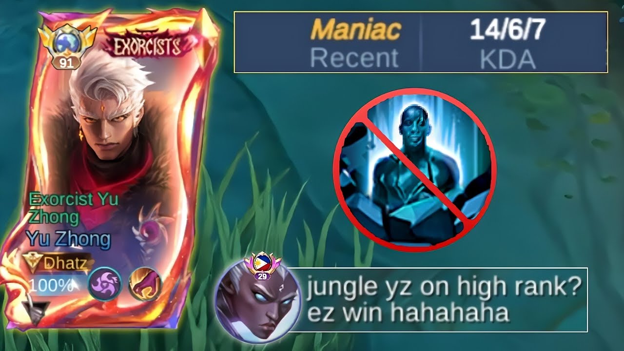 GOODBYE PETRIFY! THIS NEW SPELL & EMBLEM IS PERFECT FOR YU ZHONG 1 VS 5 ON TEAM FIGHTS! - MLBB