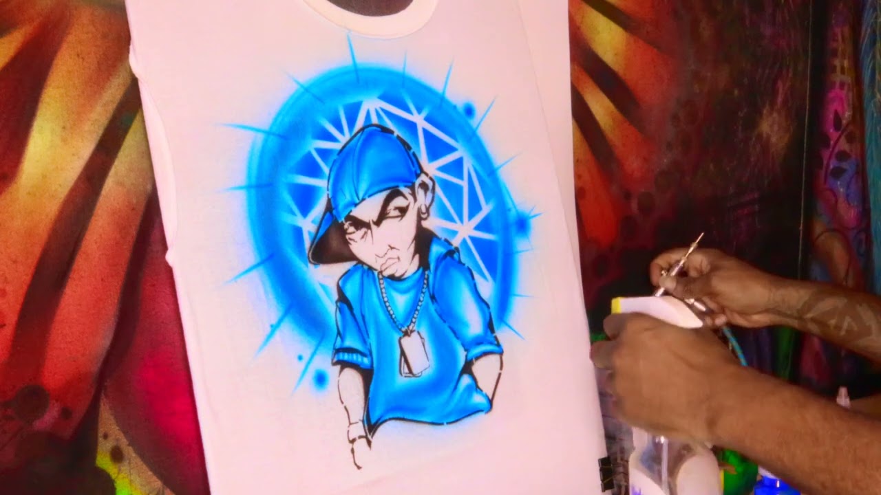 Learn How To Airbrush Urban Character By Airbrush Assassin
