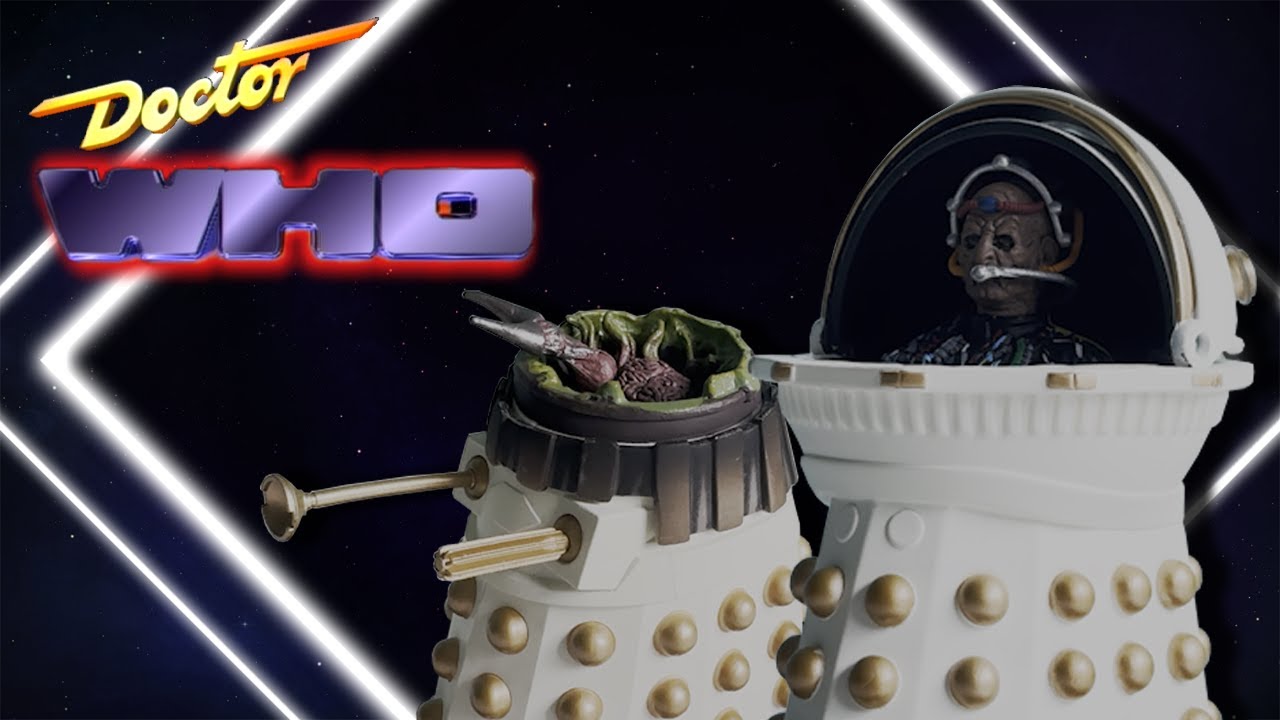 Dalek Emperor Davros and Destroyed Imperial Dalek (2012) | Unboxing & Figure Review