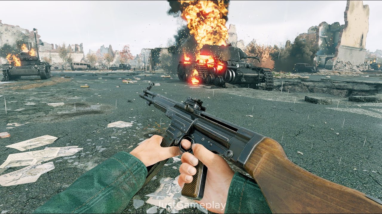 Enlisted Gameplay: Wehrmacht - Battle of Stalingrad - Gogol Street | No Commentary