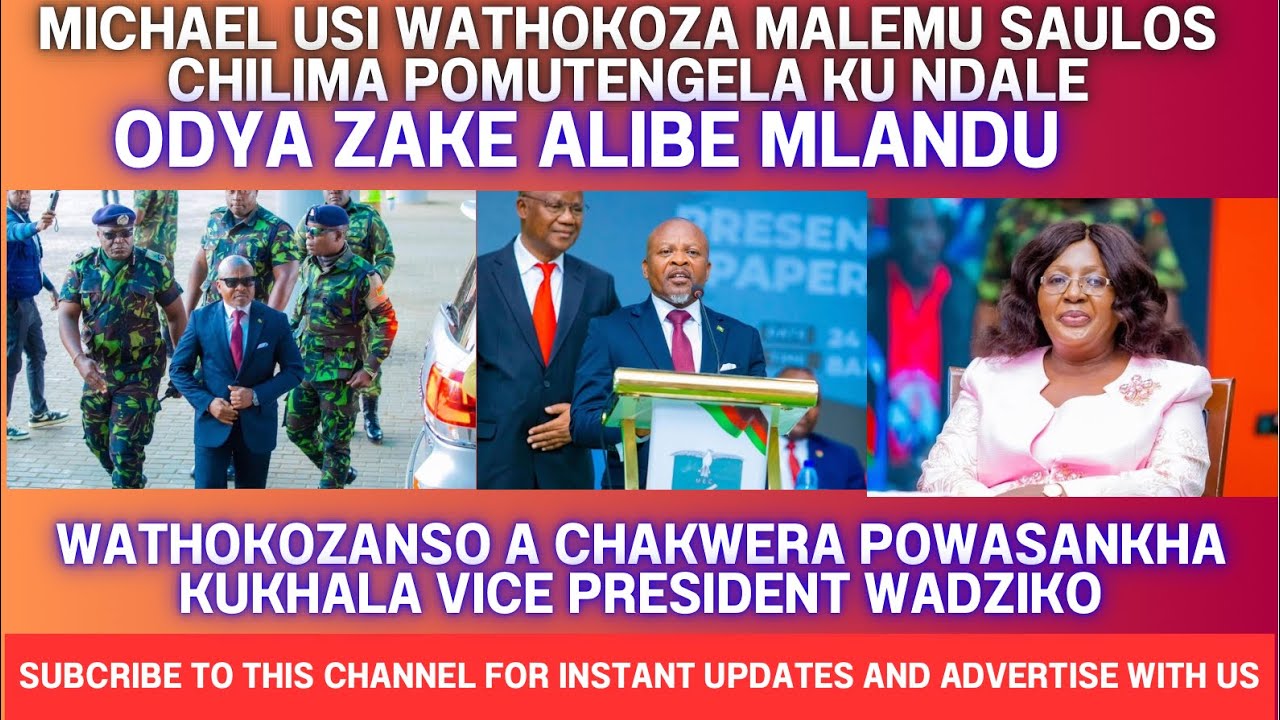 ZODABWITSA ZOMWE VP MICHAEL USI ZOKHUDZA MALEMU SAULOS CHILIMA NDI PRESIDENT CHAKWERA LERO KU BICC